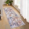 Washable Area Rug Modern Abstract Non Slip Rugs Foldable Low Pile Contemporary Indoor Carpet for Bedroom Office Kids Room Guest Room Study Room - 3 of 4
