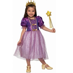 Forum Novelties Princess Purple Sparkle Girl's Costume - 1 of 2