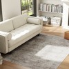 Aghana Digitals Light Mixed-Brown Chenille Traditional Area Rug 4x6 with Non-Slip TPR Backing, - 2 of 4