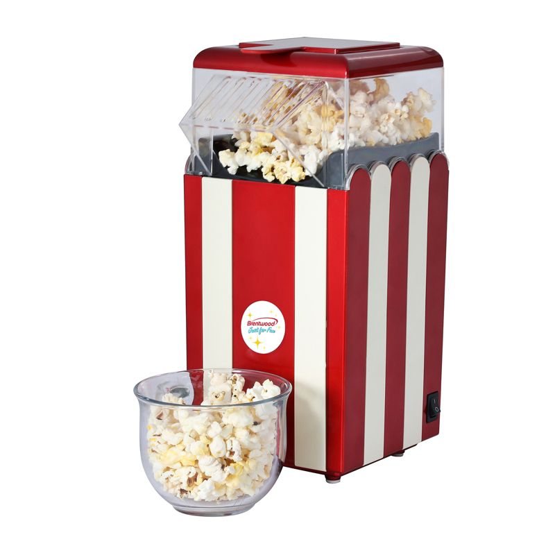 Brentwood Classic Striped 8-Cup Hot Air Popcorn Maker, 3 of 7