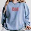 Simply Sage Market Embroidered Made In America Rounded Lightweight Garment Dyed Sweatshirt - 2 of 4