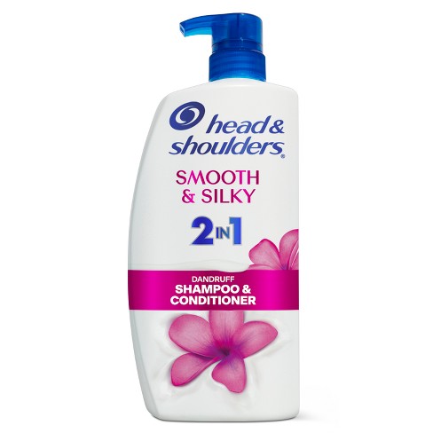 Head & Shoulders 2-in-1 Dandruff Shampoo And Anti-dandruff Treatment, Smooth And Silky For Daily Use, Paraben-free - 28.2 Fl Oz : Target
