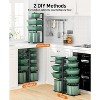 10-Tier Pots and Pans Organizer, Heavy Duty Pots and Pan Storage Rack Organizer inside Cabinet, Adjustable - 4 of 4