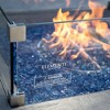 Elementi 23.6" Tempered Glass Wind Guard for Fire Pit Clear Glass Wind Screen - 3 of 4