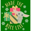 Men's Star Wars: The Mandalorian Christmas Grogu Made the Nice List T-Shirt - 2 of 4