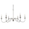 Elegant Lighting Rohan 42 inch chandelier in polished nickel - 3 of 4