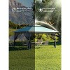 Gazebo Tent 13x13 Pop Up Instant Canopy Tent with 4 Sand Bags & Mosquito Netting for Backyard Garden Patio, Height Adjustable - 3 of 4