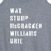 Women's - Instant Message - Emo Band List Graphic Racerback Tank - 2 of 4