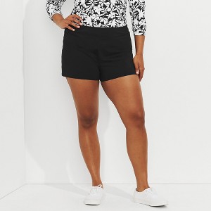 Lands' End Women's 3" Tummy Control Modest Swim Shorts - 1 of 4