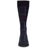 Memoi Men's Classic Windowpane Bamboo Dress Crew Socks - 2 of 4