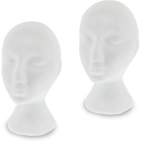 Female Mannequin Head Foam Heads For Wigs 11 In 2 Pack Target