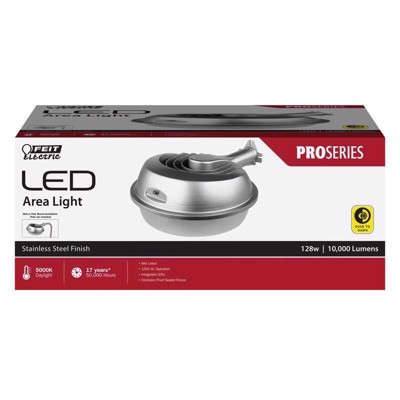 Feit Electric Dusk to Dawn Hardwired LED Silver Area Light