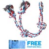 Pacific Pups Products - 23" Rope Dog Toy - L - 3 Knot Dog Tug Toy for Large Dogs. - 4 of 4