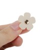 Unique Bargains Faux Leather Flower Shoelace Charms 1 Pair - 3 of 4