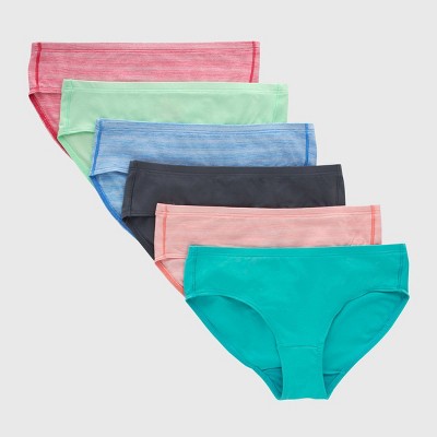 Hanes Girls' 4pk Period Boyshorts - Colors May Vary 8