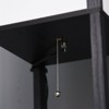 SEVOBAL Utility Storage Shelves with Dual Shelves and Ambient Lighting for Living Room Bedroom or Office, Black, 10.25"*10.25"*61.5" - 3 of 4