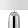 Chadric Metal Table Lamp - CTL1089 - Silver/White - Safavieh Couture - 3 of 4