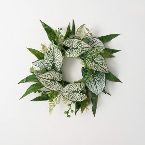 Sullivans Caladium Eucalyptus Wreath - 1 of 3