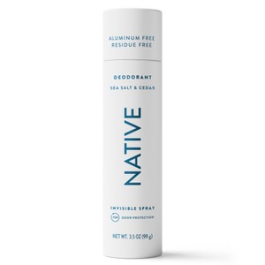 Native Spray Deodorant for Men & Women - Sea Salt & Cedar