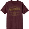 Harry Potter Founder Godric Gryffindor of Gryffindor House Hogwarts School of Witchcraft & Wizardry Men's Dark Burgundy Tee T-Shirt Shirt - 2 of 2