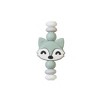 SARO "Foxy" Silicone Pacifier Clip Holder: BPA-Free Baby Teether Chain & Soother Clip - 2 of 4