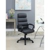 Simple Relax High-Back Adjustable Height Office Chair in Black - 2 of 4