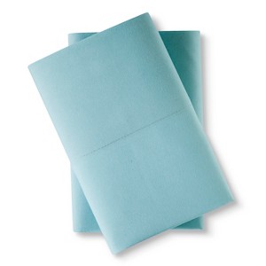Microfiber Pillowcase Set - (Standard) Aqua - Room Essentials , Blue