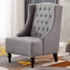 Ryan Button-Tufted Wingback Accent Chair - AC Pacific - 2 of 4