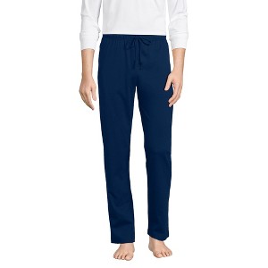 Lands' End Men's Knit Jersey Sleep Pants - 1 of 4