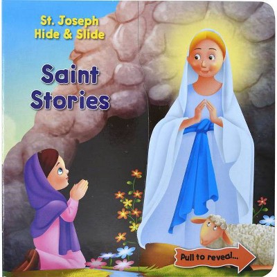 St. Joseph Hide & Slide Saint Stories - by  Thomas J Donaghy (Board Book)