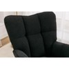 Grungis Teddy Fabric Rocking Chairs,Accent Chairs with Wooden Frame,Comfy Chairs for Living Room,Bedroom - 3 of 4