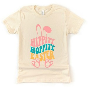 The Juniper Shop Hippity Hoppity Easter Youth Short Sleeve Tee - 1 of 2