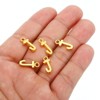 Unique Bargains Metal Bulk Elegant DIY Crafts Jewelry Making Initial Pendants 50 Pcs - 4 of 4