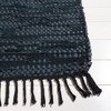 Vintage Leather W/ Fringes VTL501 Flat Weave Indoor Rugs - Safavieh - 3 of 4
