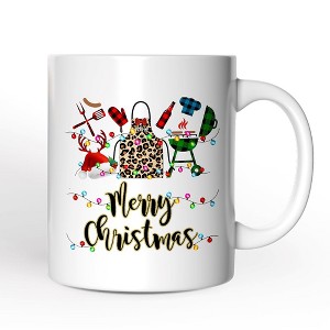 BBQ Buffalo Plaid Christmas Mug, Gift (Non-Custom Only)| OrnamentallyYou - 1 of 4