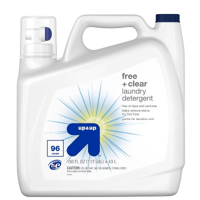 Free + Clear & Gentle Laundry Detergent - 150 fl oz - up & up™