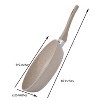Lorren Home Trends 9.5" Ceramic Coated Fry Pan, Heat-resistent Handle, PFOA Free, Easy to Clean, Induction Compatible, Beige - 3 of 4