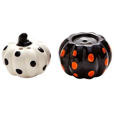 The Lakeside Collection Plaid Pumpkin Dinner Collection - Salt & Pepper Shaker Set