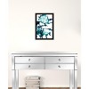 HomeRoots Ocean Living Black Framed Print Wall Art - 2 of 4