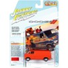 1976 Dodge Tradesman Van Custom Red-Orange Limited Edition to 9718 pieces Worldwide 1/64 Diecast Model Car by Johnny Lightning - 3 of 3