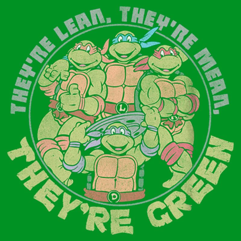 Boy's Teenage Mutant Ninja Turtles They're Lean, They're Green T-Shirt, 2 of 5