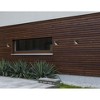 Elegant Lighting LED Outdoor Wall lamp L:W:8 H:8 9.5W 600LM 3000K black Finish Acrylic Lens - 3 of 3