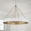 Capital Lighting Weller 6 - Light Chandelier in  Matte Brass/White - 4 of 4