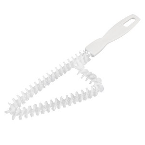 Unique Bargains Plastic Household Triangle Window Sliding Door Track Cleaning Gap Brush White - 1 of 3