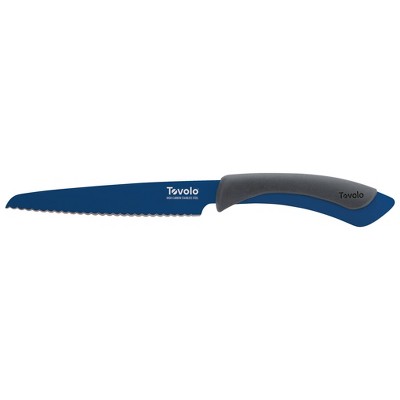 Tovolo Comfort Grip 5"  Serrated Utility Knife Deep Indigo 14006-300