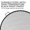 Sunnydaze Outdoor Camping or Backyard Heavy-Duty Steel Round X-Marks Fire Pit Cooking Grilling Grate - 4 of 4
