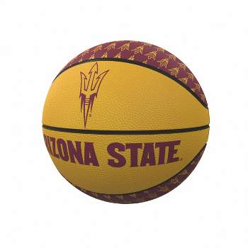 NCAA Arizona State Sun Devils Repeating Logo Mini-Size Rubber Basketball