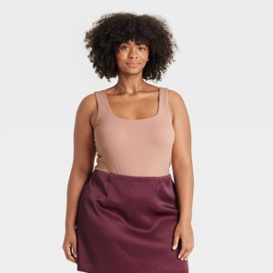 Women's Seamless Tank Bodysuit - A New Day™ - 1 of 3