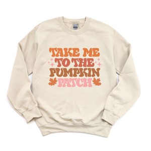 Simply Sage Market Retro Take Me To The Pumpkin Patch Sweatshirt - 1 of 4