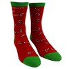 Crazy Dog T-Shirts Women's Naughty Nice I Tried Socks Funny Christmas List Good Bad Graphic Footwear - image 2 of 4